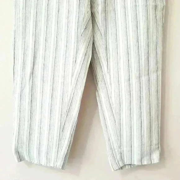Banana Republic Linen Hayden Striped Pull On Pants - Picture 4 of 13
